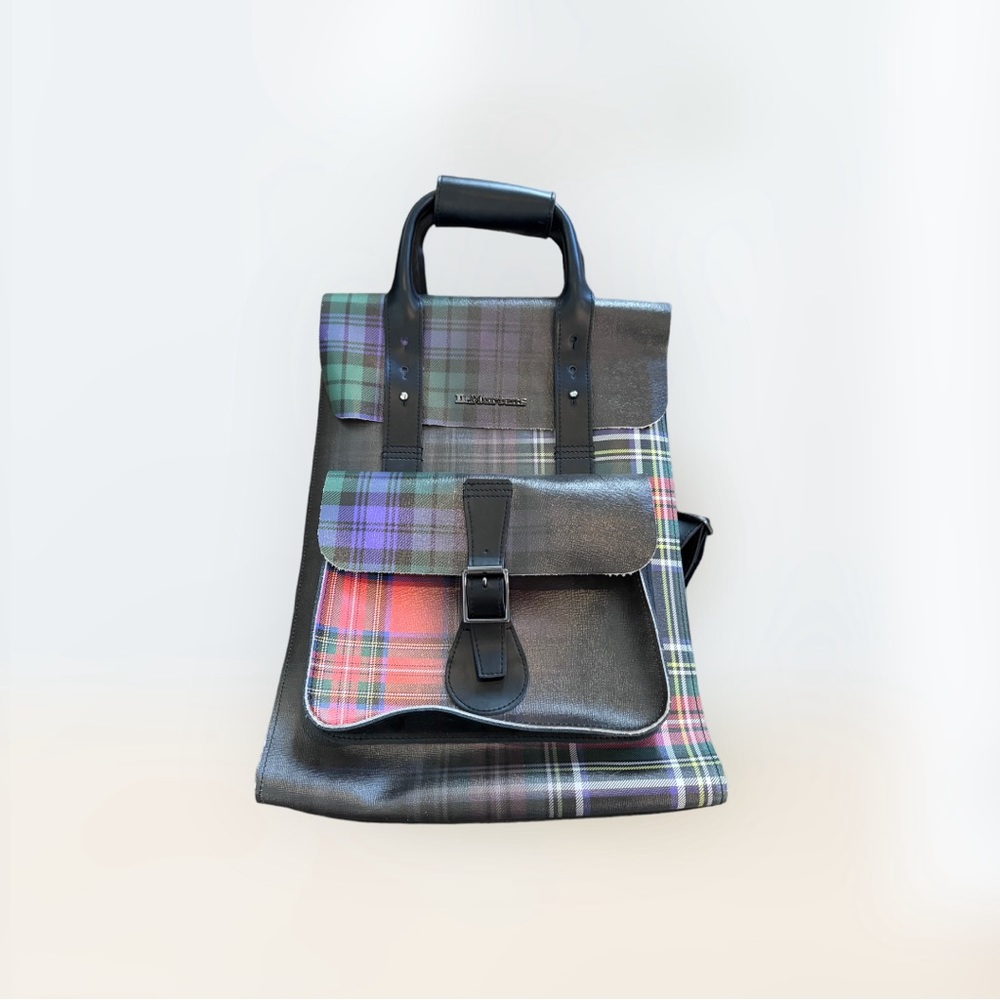 Doc Martens Tartan Backpack - Needs Repair